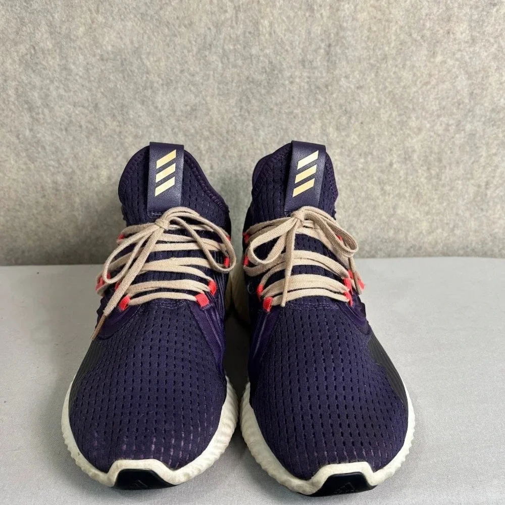 Adidas Alphabounce Beyond Mens 10.5 Purple Mesh Athletic Running Shoes‎ F35396